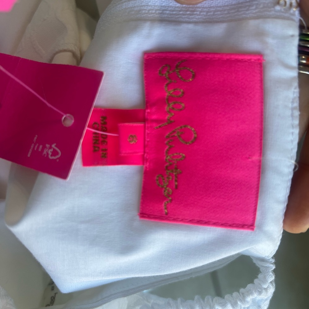 Lilly Pulitzer White Textured romper - Picture 6 of 7